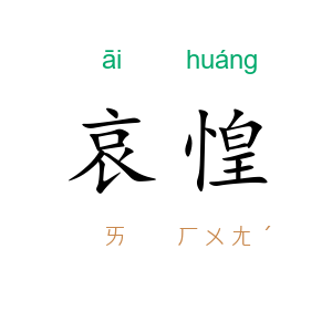 哀惶