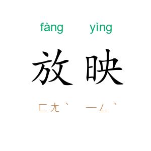 放映