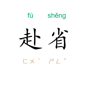 赴省