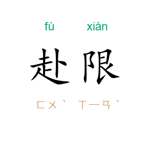赴限