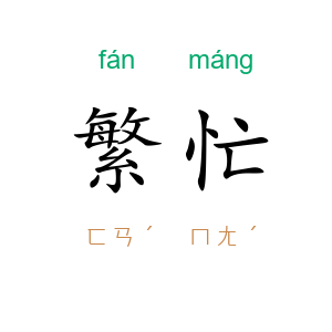 繁忙
