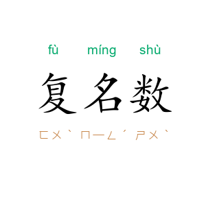 复名数