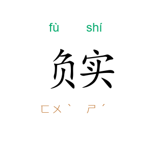 负实