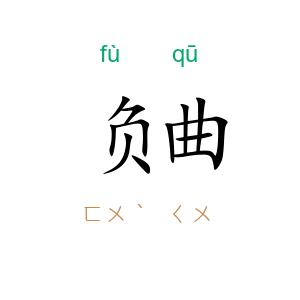 负曲