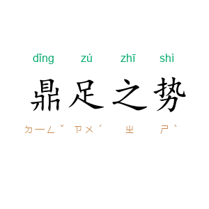 鼎足之势