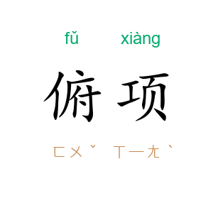 俯项