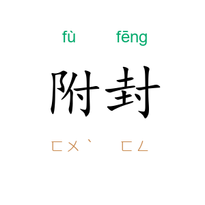 附封