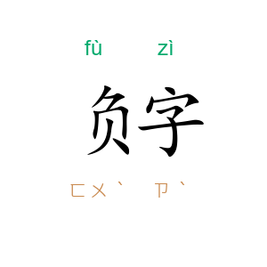 负字