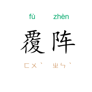 覆阵