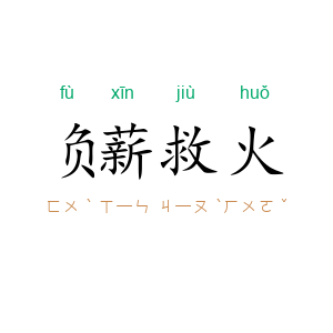 负薪救火