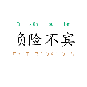 负险不宾