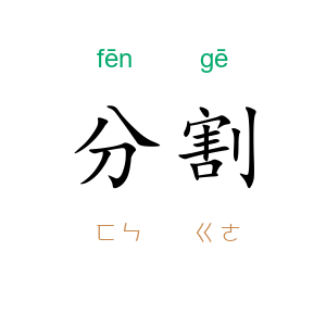 分割