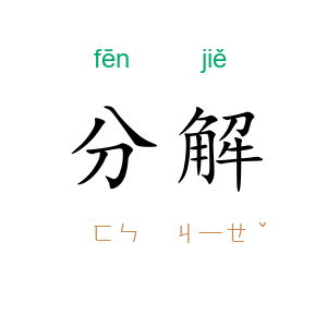 分解