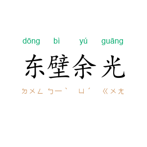 东壁余光