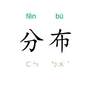 分布