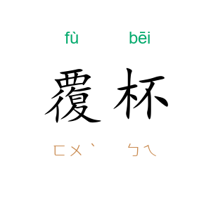 覆杯