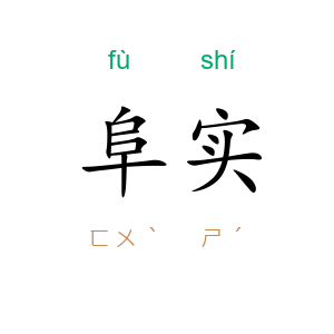 阜实