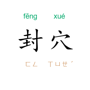 封穴