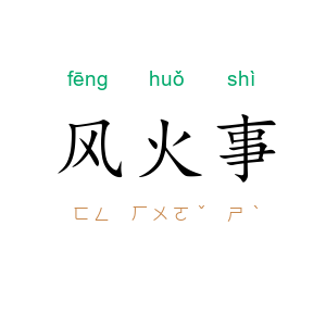 风火事