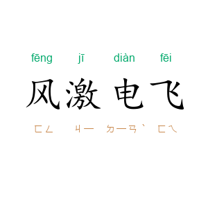 风激电飞