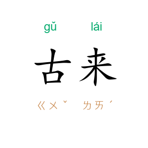 古来