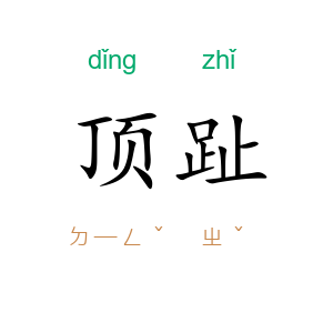 顶趾