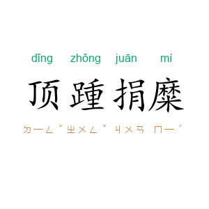 顶踵捐糜