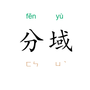 分域