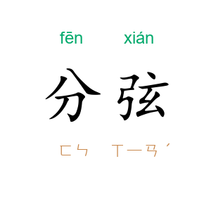 分弦