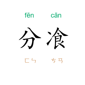 分飡