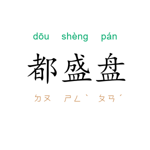 都盛盘