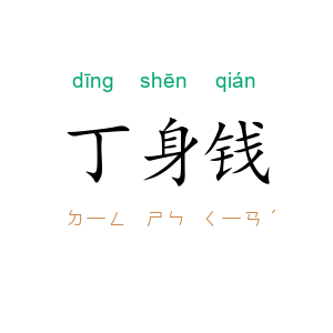 丁身钱