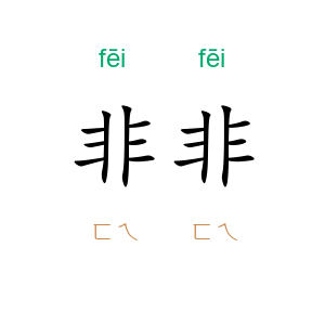 非…非…