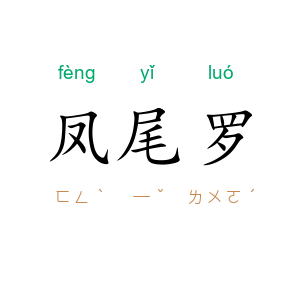 凤尾罗