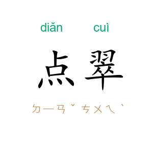 点翠