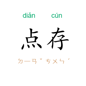 点存