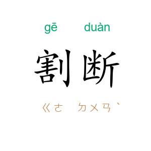 割断