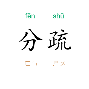 分疏
