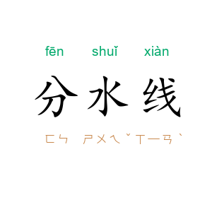分水线