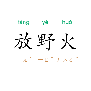 放野火