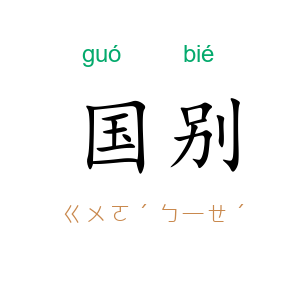 国别