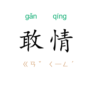 敢情