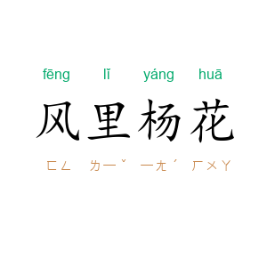 风里杨花