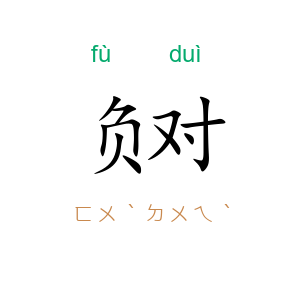 负对