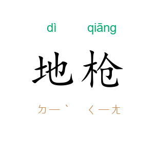 地枪