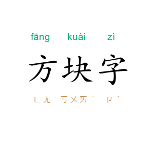 方块字