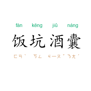 饭坑酒囊