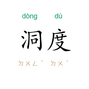 洞度