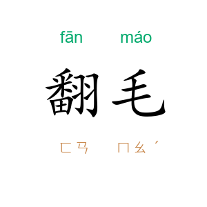 翻毛