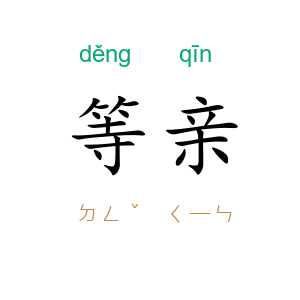 等亲